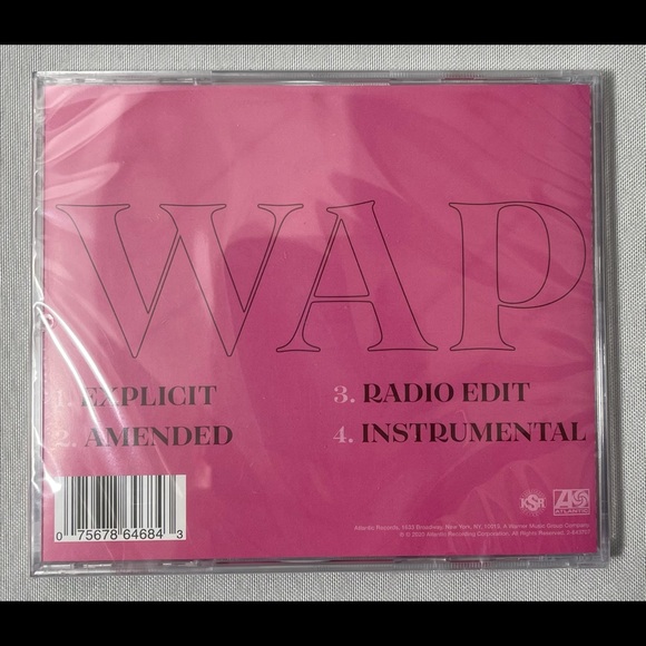 Cardi B Megan Thee Stallion WAP Signed CD 💿 - Picture 3 of 6